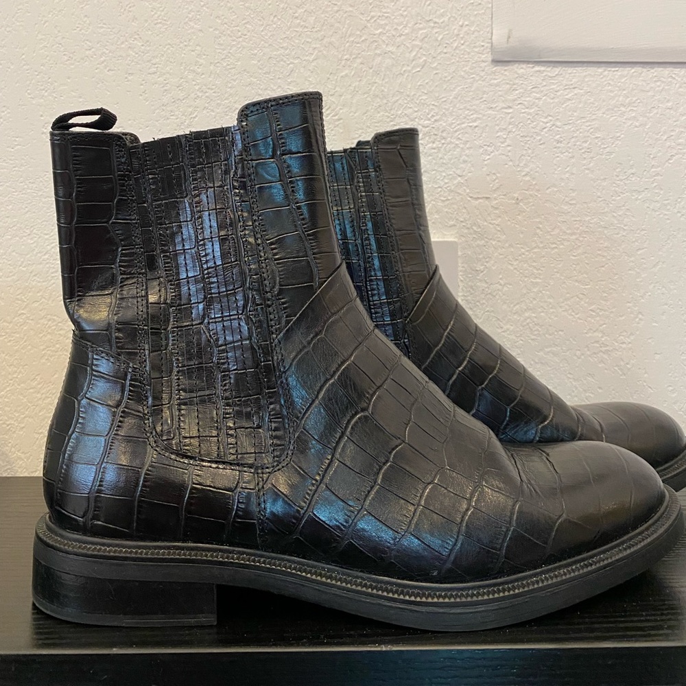 Vagabond boots | 39 | crocodile 🐊 boots | black